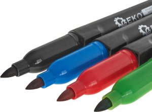 Geko Marker budowlany permanentny mix kolor - zestaw 4 szt (12/144) 3