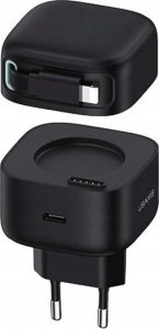 Ładowarka Usams Ładowarka sieciowa USAMS US-CC202 USB-C + kabel Lighning PD QC 35W czarny/black 1