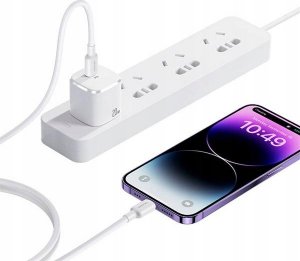 Ładowarka Usams Ładowarka sieciowa USAMS US-CC183 USB-C 20W PD3.0 + kabel US-SJ610 USB-C / Lightning biały/white 7