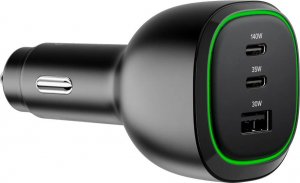 Ładowarka Alogic Alogic KFZ Lagegerät 165W 3Port 2xUSB-C+1xUSB-A+USB-C Kabel 3