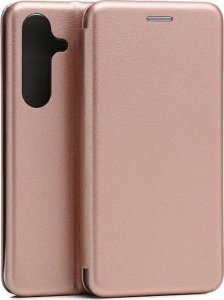 Beline Beline Etui Book Magnetic Samsung S24+ S926 różowo-złoty/rosegold 1