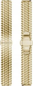 Beline Beline pasek Watch 20mm Metal Honeycomb złoty /gold box 3