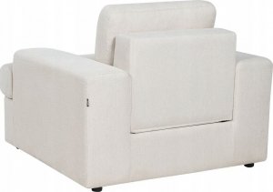 Beliani Fotel tapicerowany jasnobeżowy ALLA 4