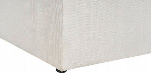 Beliani Fotel tapicerowany jasnobeżowy ALLA 7