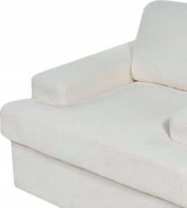 Beliani Fotel boucle biały ALLA 14