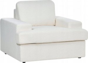Beliani Fotel boucle biały ALLA 3