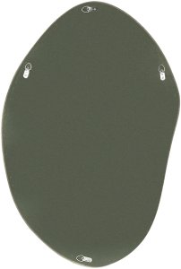 Beliani Lustro ścienne welurowe 59 x 90 cm zielony LENAX 5