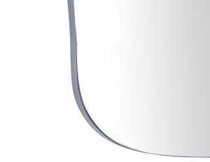 Beliani Metalowe lustro ścienne 70 x 92 cm czarne PUTEAUX 4