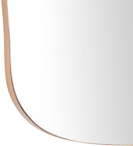 Beliani Metalowe lustro ścienne 70 x 92 cm złote PUTEAUX 5