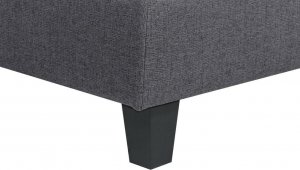 Beliani Otomana ciemnoszara UNSTAD 6