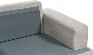 Beliani Sofa 3-osobowa jasnoszara ALLA 6