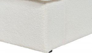 Beliani Sofa 3-osobowa boucle biała ALLA 12