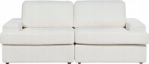 Beliani Sofa 3-osobowa boucle biała ALLA 2