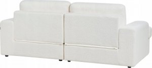 Beliani Sofa 3-osobowa boucle biała ALLA 4