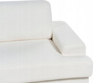 Beliani Sofa 3-osobowa boucle biała ALLA 6