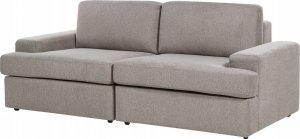 Beliani Sofa 3-osobowa brązowoszara ALLA 2