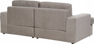 Beliani Sofa 3-osobowa brązowoszara ALLA 3
