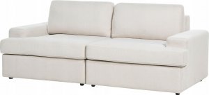 Beliani Sofa 3-osobowa jasnobeżowa ALLA 2