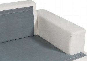 Beliani Sofa 3-osobowa jasnobeżowa ALLA 6