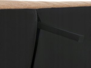 Beliani Sofa rozkładana brązowa INGARO 11