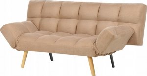 Beliani Sofa rozkładana brązowa INGARO 5