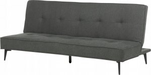 Beliani Sofa rozkładana ciemnoszara ESSVIK 4