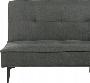 Beliani Sofa rozkładana ciemnoszara ESSVIK 7