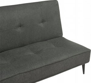 Beliani Sofa rozkładana ciemnoszara ESSVIK 8