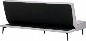 Beliani Sofa rozkładana jasnoszara ESSVIK 6
