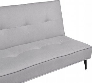 Beliani Sofa rozkładana jasnoszara ESSVIK 8