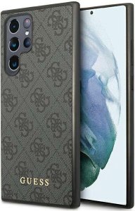 Guess Guess GUHCS24LG4GFGR S24 Ultra S928 czarny/black hardcase 4G Metal Gold Logo 1