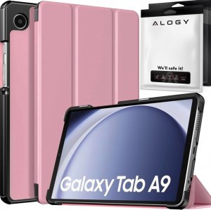 Etui na tablet Alogy Etui do Samsung Galaxy Tab A9 2023 8.7" X110 / X115 obudowa na tablet Case Alogy Book Cover Różowe 1
