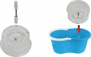 Mop Esperanza Perfect Clean EHS005 z wiadrem 7