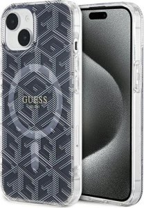 Guess Guess GUHMP15MHGCUSTGK iPhone 15 Plus / 14 Plus 6.7" czarny/black hardcase IML GCube MagSafe 1