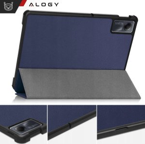 Etui na tablet Alogy Etui do Xiaomi Redmi Pad SE 2023 11" Smart Case Cover z klapką obudowa futerał pokrowiec Granatowe 18