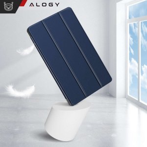 Etui na tablet Alogy Etui do Xiaomi Redmi Pad SE 2023 11" Smart Case Cover z klapką obudowa futerał pokrowiec Granatowe 4