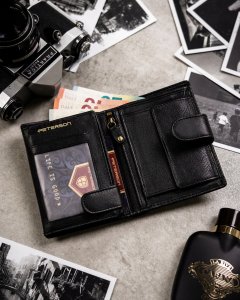 Peterson Zestaw Prezentowy: Skórzany Portfel Męski I Brelok 6