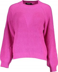 Desigual Damski ciepły sweter z długim rękawem DESIGUAL L 1