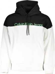 Calvin Klein BIAŁA BLUZA MĘSKA BEZ ZAMKU CALVIN KLEIN S 1