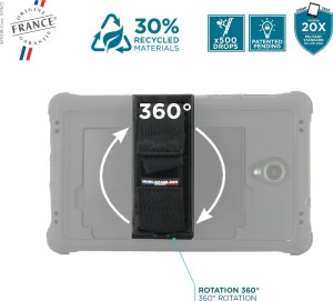 Etui na tablet Mobilis Mobilis PROTECH Case+kickstand+360°handst. f GalaxyTab A5 8" 10