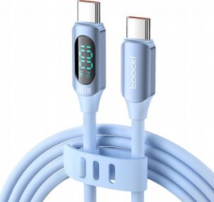 Kabel USB Toocki Kabel USB-C do USB-C Toocki TXCTT1- XX04-B2, 2m, FC 100W (niebieski) 1