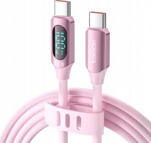 Kabel USB Toocki Kabel USB-C do USB-C Toocki TXCTT1- XX04-B2, 2m, FC 100W (różowy) 1