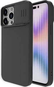 Nillkin Etui Nillkin CamShield Silky Magnetic Silicon Apple iPhone 15 Pro czarny/black 1