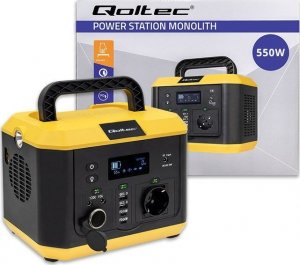 Qoltec Qoltec Przenośna stacja zasilania Monolith | 550W | 500Wh| USB | LCD| Czysty sinus 1