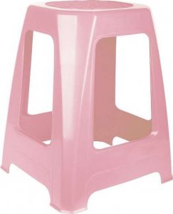 Korona Shops Taboret plastikowy stołek krzesło do 200 KG 1