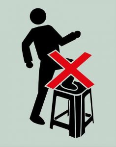 Korona Shops Taboret plastikowy stołek krzesło do 200 KG 5