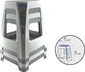 Korona Shops Taboret plastikowy stołek krzesło do 200 KG 6