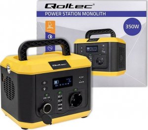 Qoltec Qoltec Przenośna stacja zasilania Monolith| 350W | 300Wh | USB | LCD | Czysty sinus 1