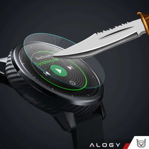 Alogy 2x Szkło Hartowane na smartwatch watch zegarek uniwersalne 38mm średnica ochronne Alogy Screen Protector Watch+ 3