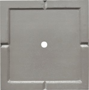 Beliani Doniczka 40 x 40 x 77 cm beżowoszara DION 6